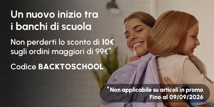 Sconto Flash: 10€ per ordini superiori a 99€