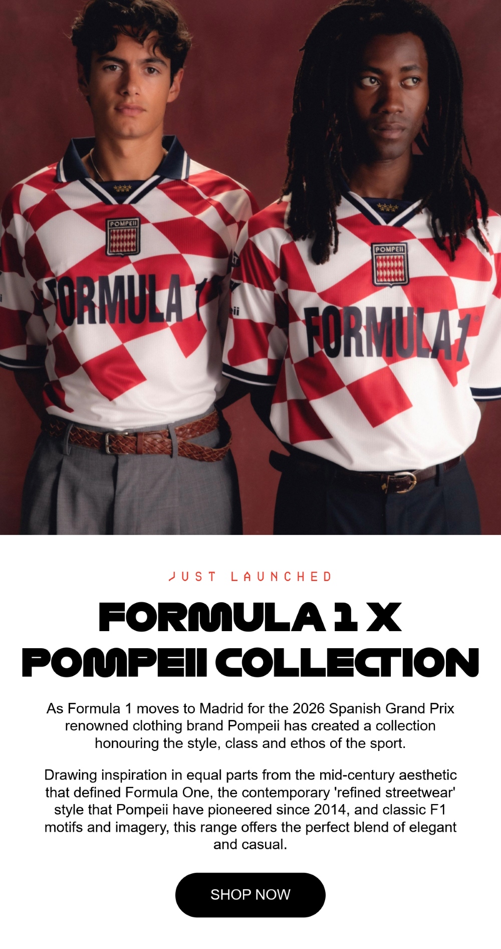 Formula 1 x Pompeii Collection