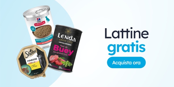 Lattine e umido in promozione.