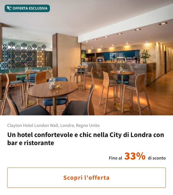 Un hotel confortevole e chic nella City di Londra con bar e ristorante