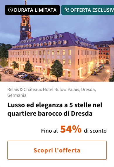 Lusso ed eleganza a 5 stelle nel quartiere barocco di Dresda