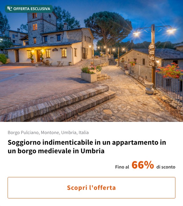 Soggiorno indimenticabile in un appartamento in un borgo medievale in Umbria