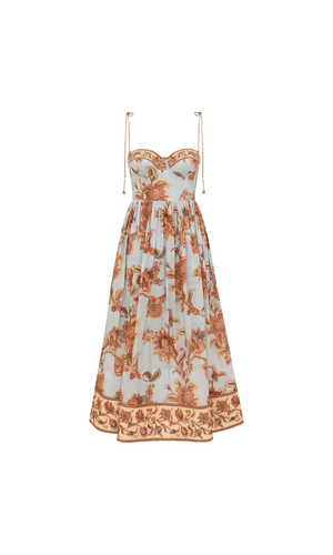 Aster cotton midi dress