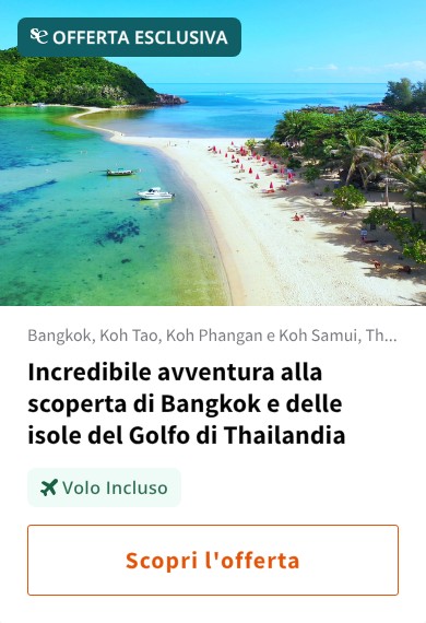 Incredibile avventura alla scoperta di Bangkok e delle isole del Golfo di Thailandia