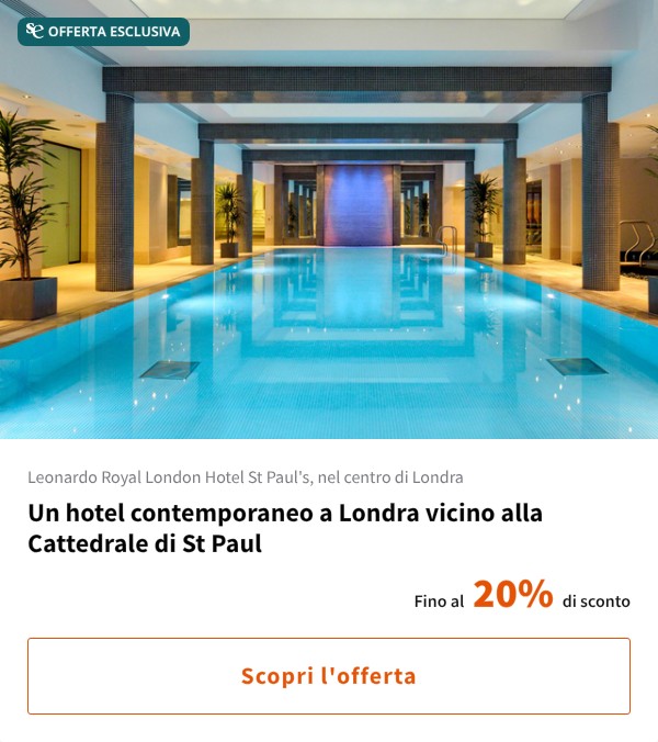 Un hotel contemporaneo a Londra vicino alla Cattedrale di St Paul