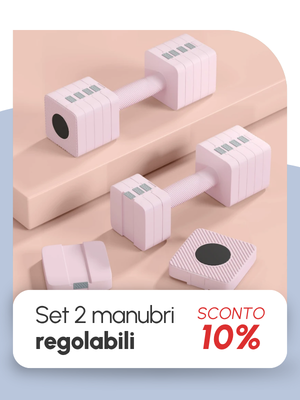 Set 2 manubri regolabili