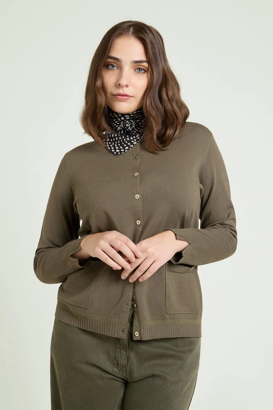 CARDIGAN IN VISCOSA COMFORT