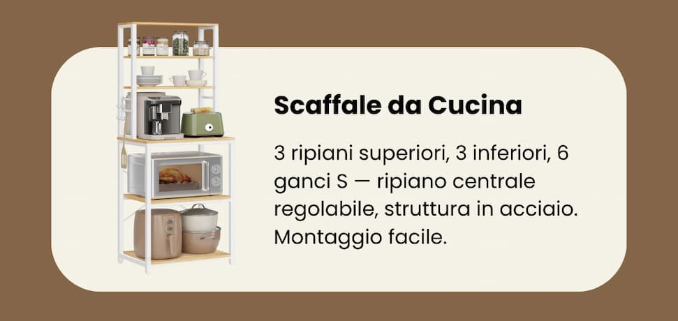 Scaffale da Cucina
