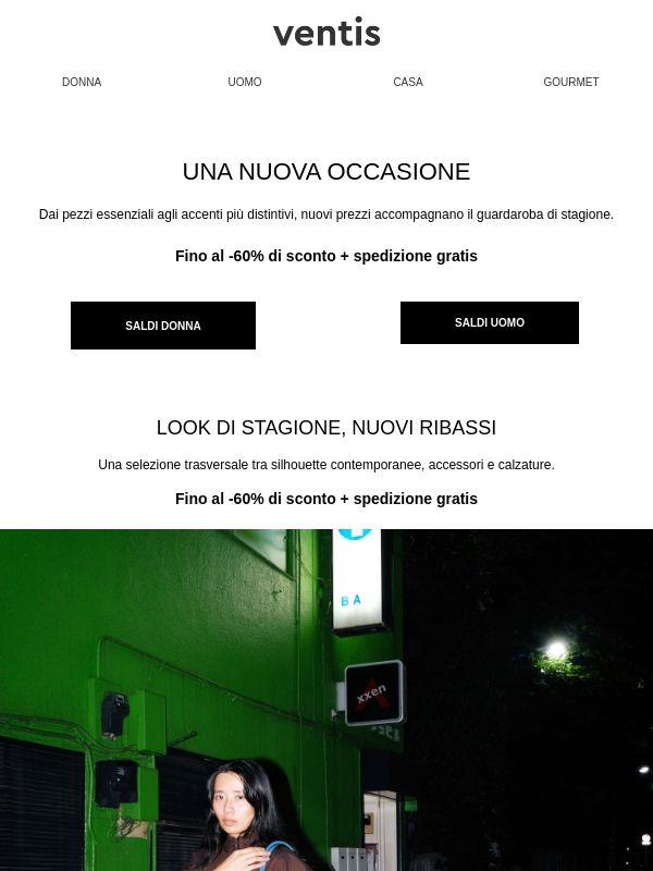 Saldi fino al -60% + spedizione gratuita