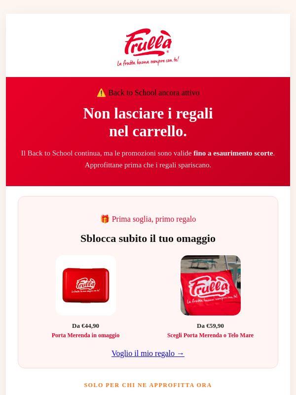 🎁 I tuoi Regali Frullà ti aspettano!