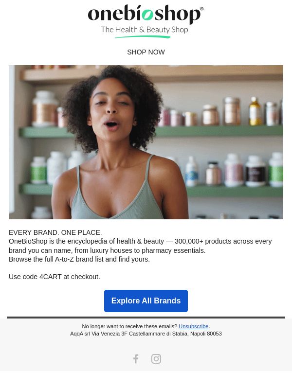 Every brand you can think of — in one place