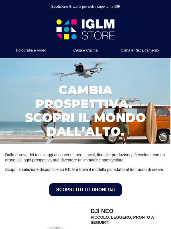 Scopri il mondo DJI: trova il drone perfetto per te