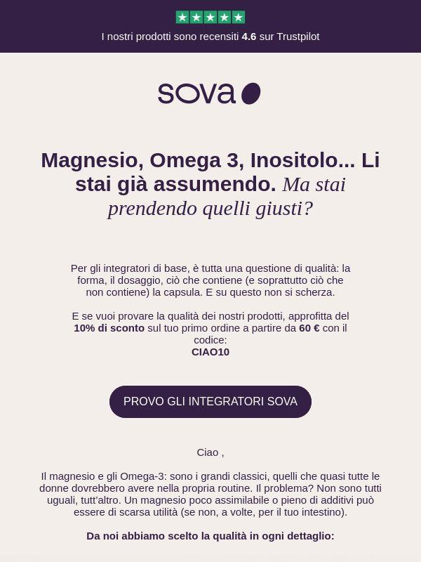 Scopri i nostri integratori essenziali