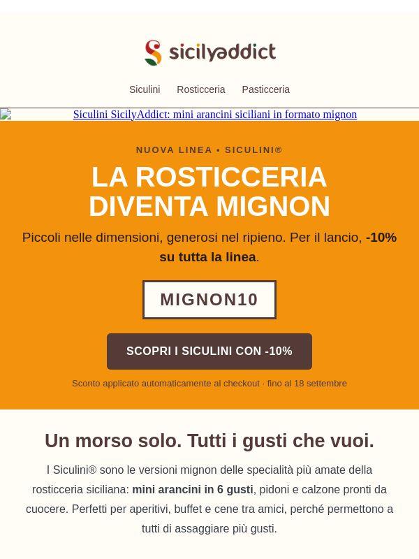 Arrivano i Siculini: la rosticceria siciliana in mignon