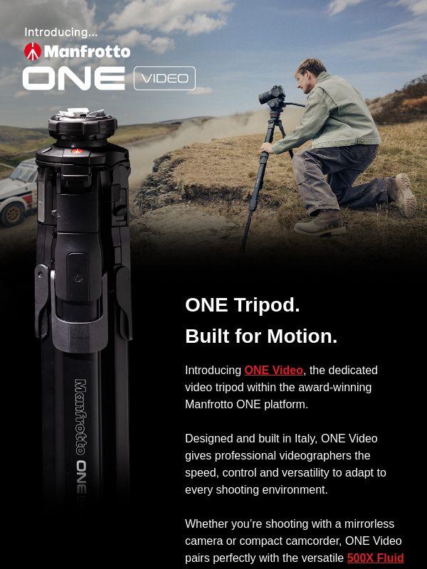 Meet the new Manfrotto ONE Video