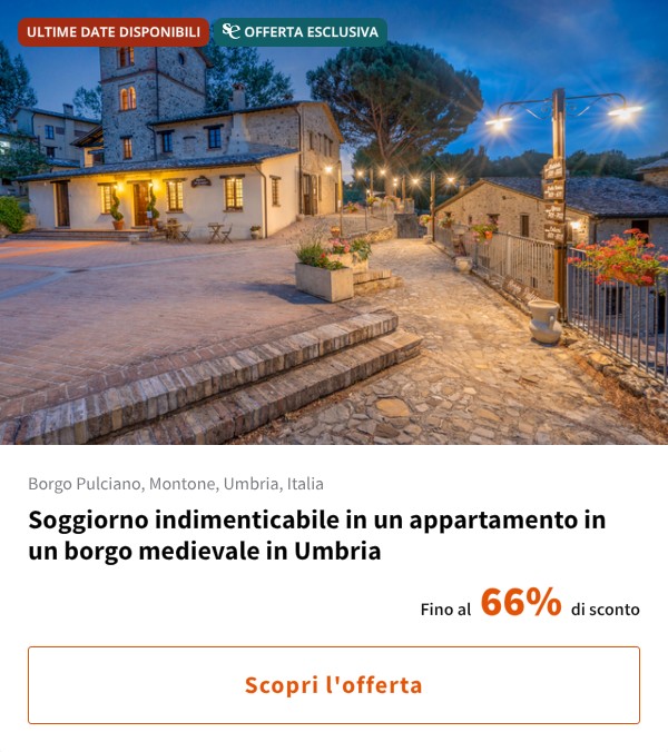 Soggiorno indimenticabile in un appartamento in un borgo medievale in Umbria
