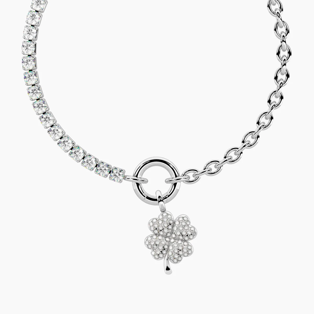 Image of Bracciale componibile DUETTO e ciondolo FORTUNELLO