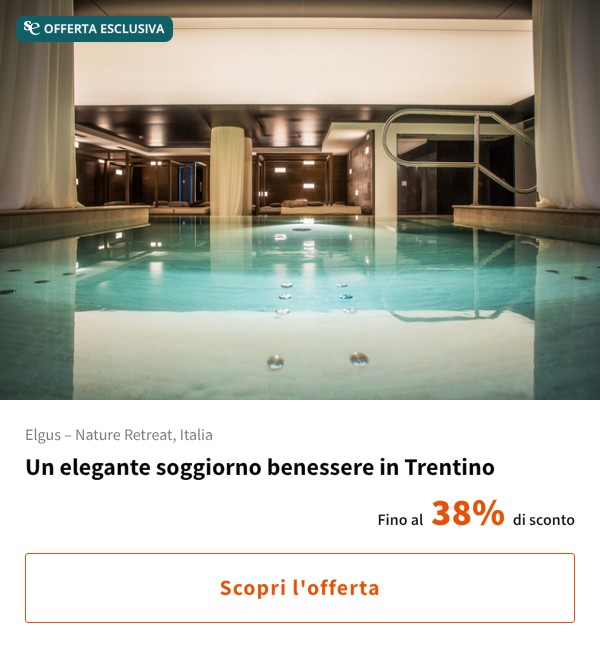 Un elegante soggiorno benessere in Trentino