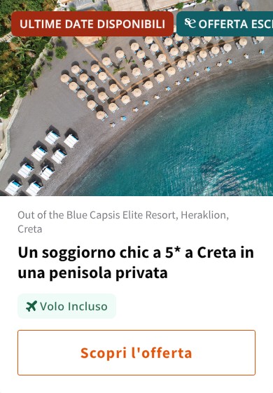 Un soggiorno chic a 5* a Creta in una penisola privata