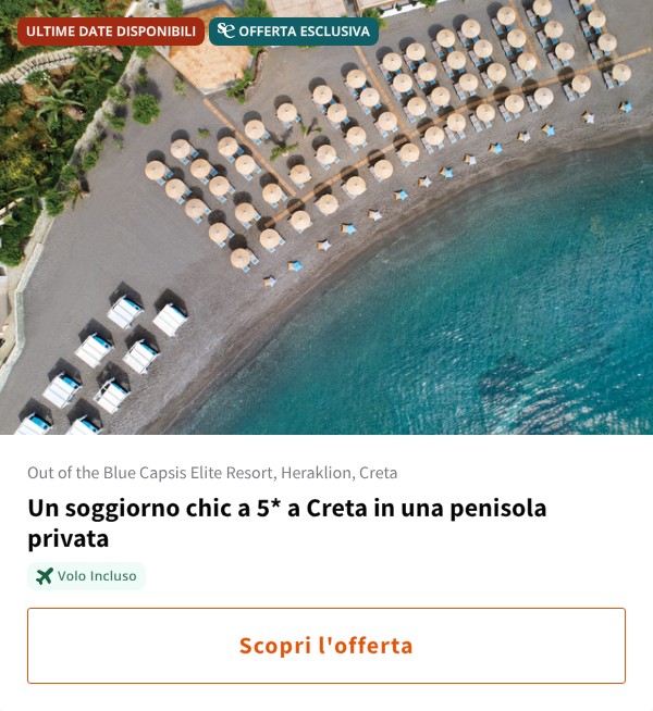 Un soggiorno chic a 5* a Creta in una penisola privata