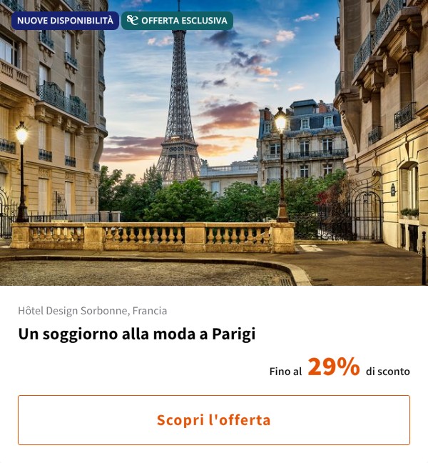 Un soggiorno alla moda a Parigi