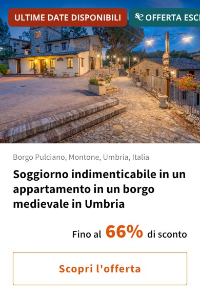 Soggiorno indimenticabile in un appartamento in un borgo medievale in Umbria