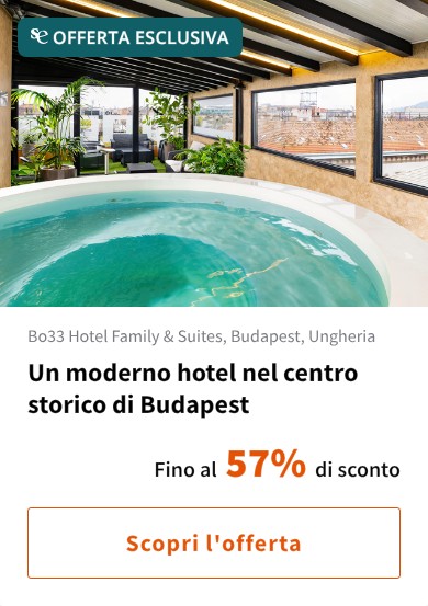 Un moderno hotel nel centro storico di Budapest