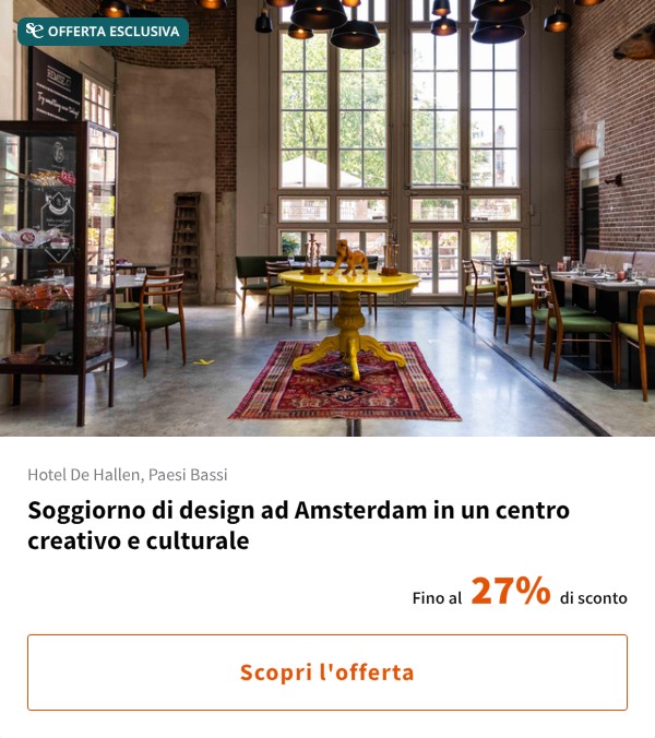 Soggiorno di design ad Amsterdam in un centro creativo e culturale