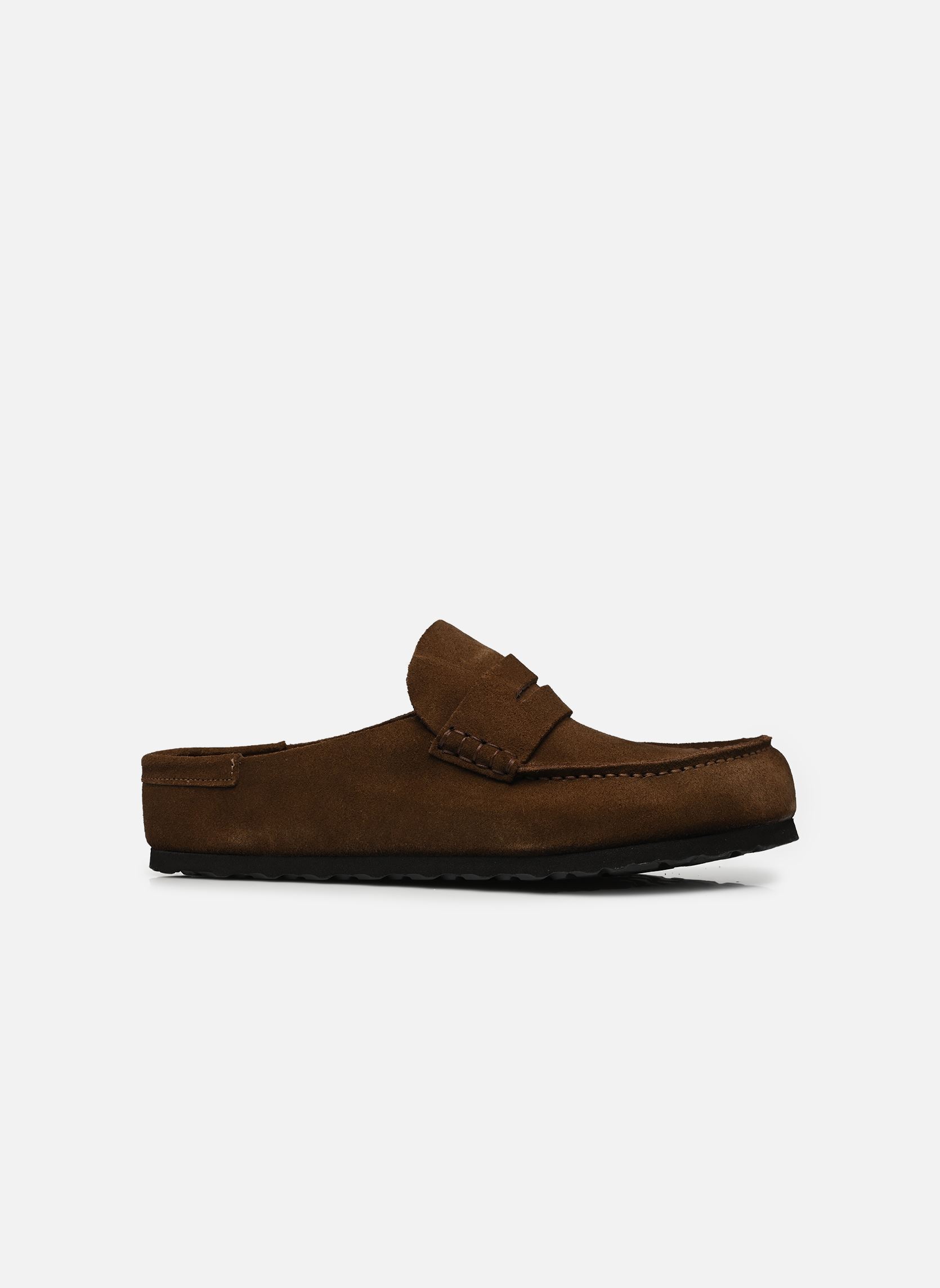 Birkenstock Sandales et mules Naples Wrapped Suede - Regular homme marron