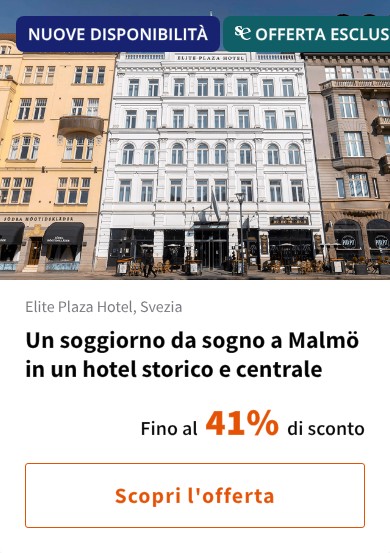 Un soggiorno da sogno a Malmö in un hotel storico e centrale