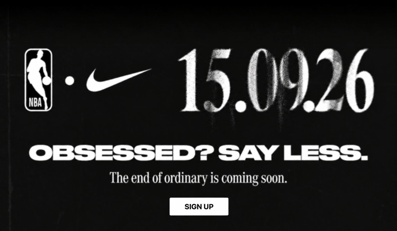 Nike End of Ordinary - Sign Up