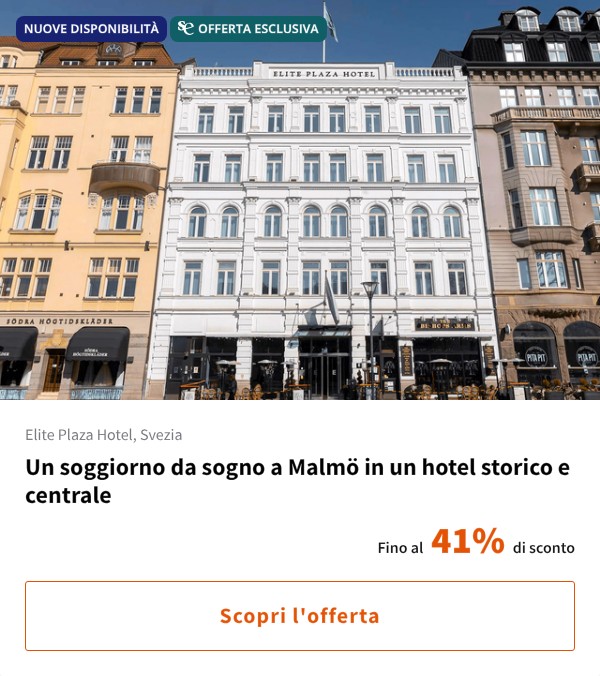 Un soggiorno da sogno a Malmö in un hotel storico e centrale