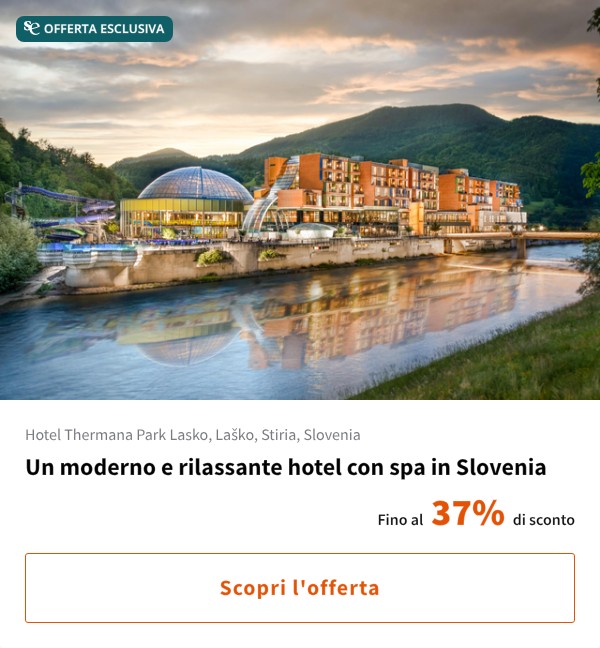 Un moderno e rilassante hotel con spa in Slovenia