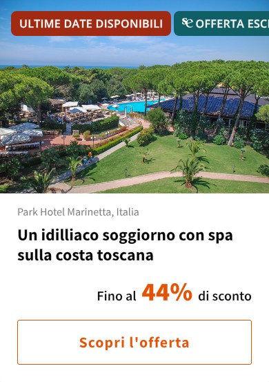 Un idilliaco soggiorno con spa sulla costa toscana