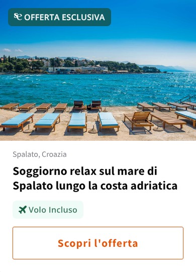 Soggiorno relax sul mare di Spalato lungo la costa adriatica