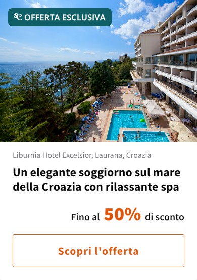 Un elegante soggiorno sul mare della Croazia con rilassante spa