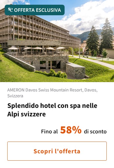 Splendido hotel con spa nelle Alpi svizzere