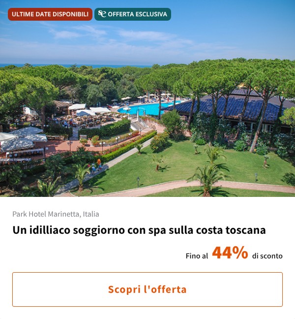 Un idilliaco soggiorno con spa sulla costa toscana