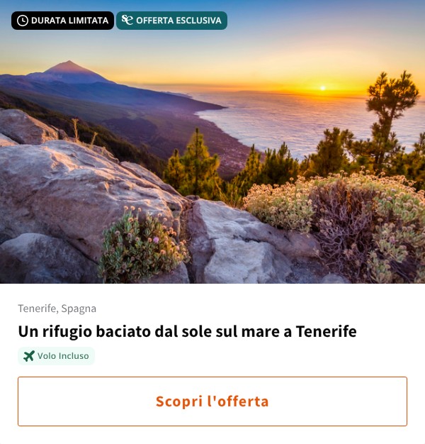 Un rifugio baciato dal sole sul mare a Tenerife