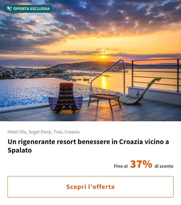 Un rigenerante resort benessere in Croazia vicino a Spalato