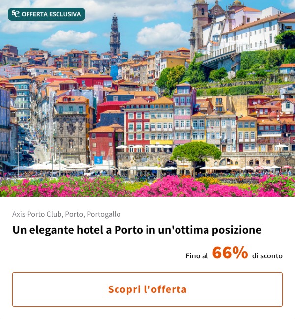Un elegante hotel a Porto in un'ottima posizione