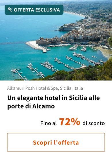Un elegante hotel in Sicilia alle porte di Alcamo