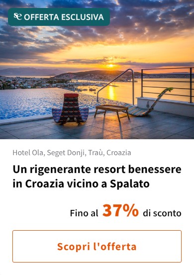 Un rigenerante resort benessere in Croazia vicino a Spalato