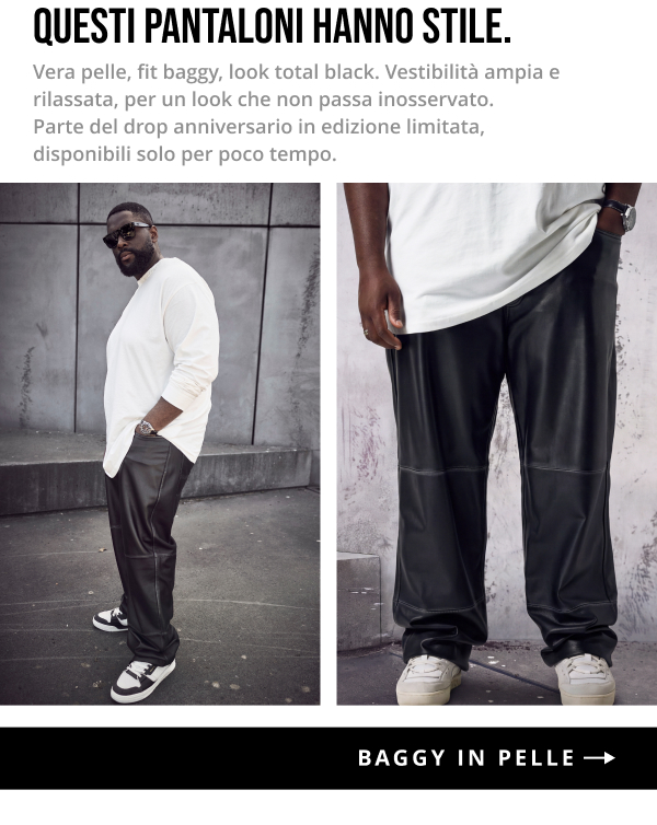 Baggy in pelle