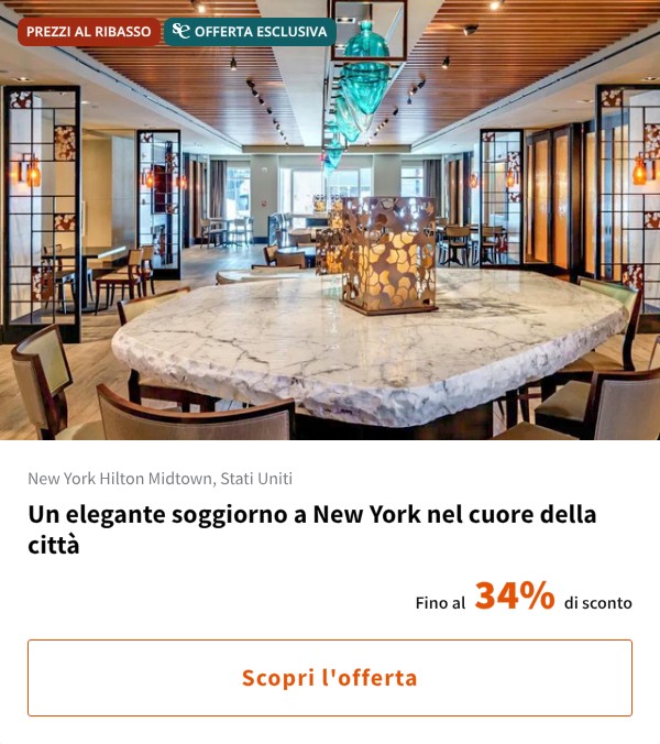 Un elegante soggiorno a New York nel cuore della città