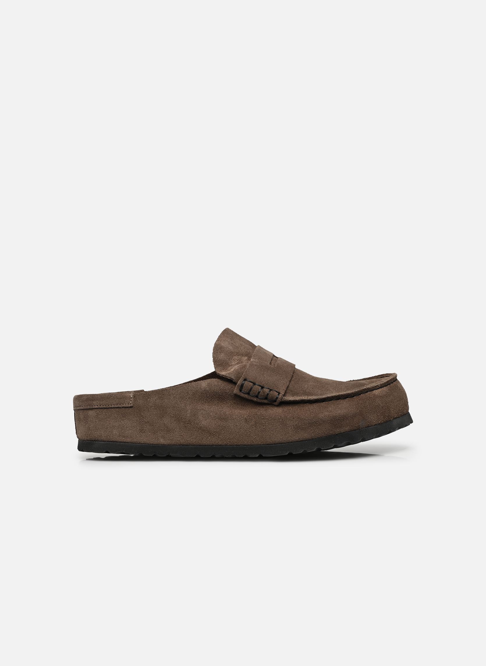 Birkenstock Sandales et mules Naples Wrapped Suede - Regular homme marron