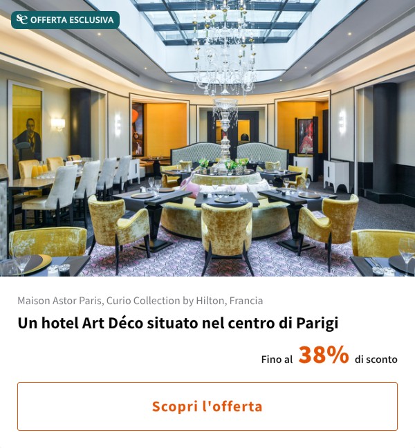 Un hotel Art Déco situato nel centro di Parigi