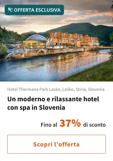 Un moderno e rilassante hotel con spa in Slovenia