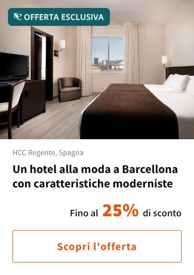 Un hotel alla moda a Barcellona con caratteristiche moderniste