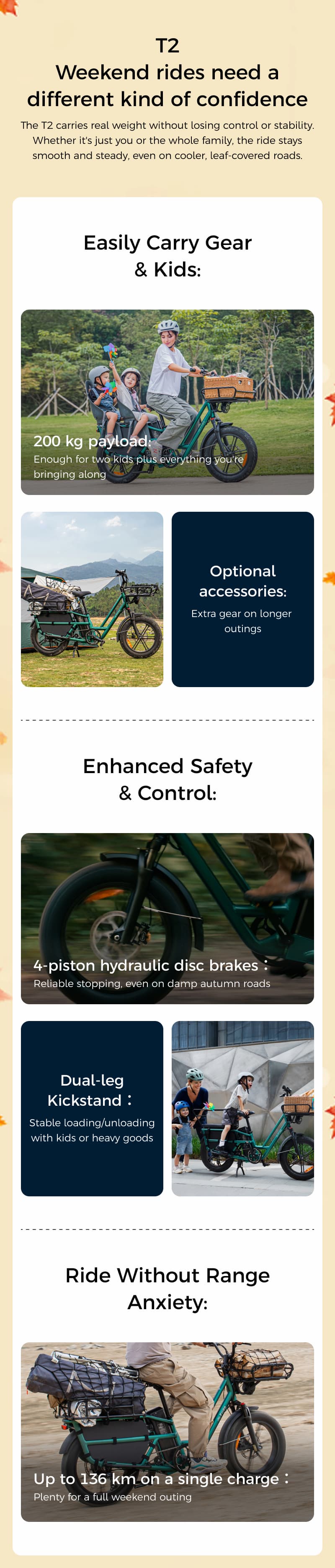 T2: Weekend rides need a different kind of confidence